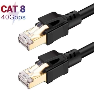 Cat8 Câble Ethernet RJ45 LAN Réseau Internet 40Gbps Cord de patch gigabit