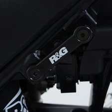 R&G Racing Black Footrest Delete Blanking Plates BLP0058BK