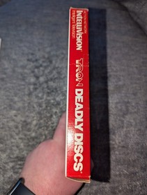 Tron Deadly Discs (Intellivision, 1982) Box, Manual, & Overlay Tested & Working!