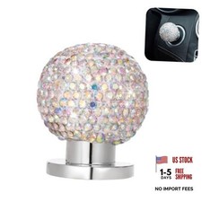 Bling Car Push Start Button Cover, Crystal Rhinestone Engine Start Multicolored