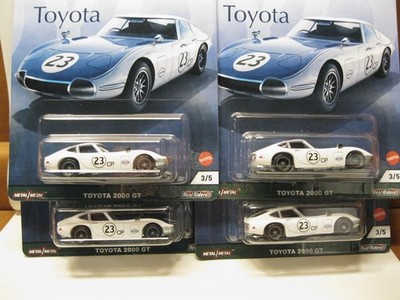 HOTWHEELS CAR CULTURE-TOYOTA 2000 GT LOT OF 4