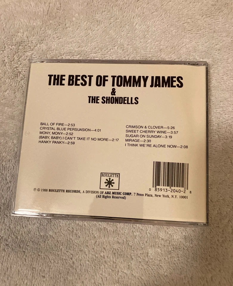 The Best Of Tommy James & The Shondells  Roulette Records CD 1988 Press - Image 2 of 3