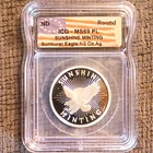 Sunshine Minting ICG MS69 PL Sunburst Eagle 1/2 oz Silver Round