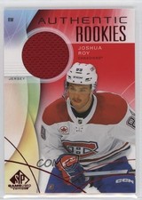 2024 Upper Deck SP Game Used Authentic Rookies Red Jersey Joshua Roy Rookie RC