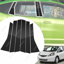 Door Pillar Post Trim For Honda Fit 2008-2013 Side Door Post Glossy Pc Sticker