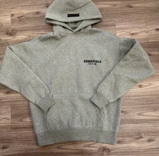 Essentials Dark Oatmeal Hoodie MED