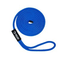 Mad Dog 1/2 Inch x 25 Ft Nylon Dock Line, Royal Blue, Made in USA