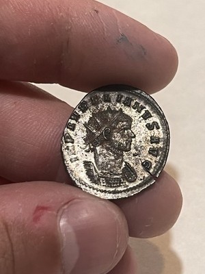 270-275AD Rome Empire Aurelian BI Antoninianus IOVI-CONSER