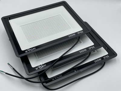 #ad #ad XYCN 300W LED Flood Light 3 Pack IP66 5000K Outdoor – 1 Cracked Housing $125.00