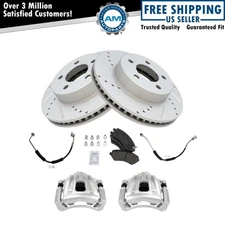 Front Ceramic Brake Pad & Rotor Kit Fits 2002-2007 Jeep Liberty