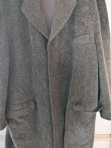 Cappotto invernale uomo Studio By Jeff Banks lana mohair e alpaca taglia 46” petto taglia XL - Foto 6 di 9