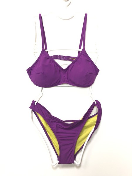 Arena Damen Badeanzug Solid Bikini Bandeau, Lila, DE36 UK/USA32-image