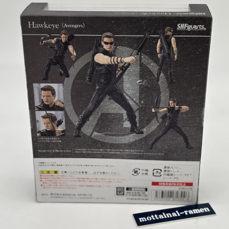 Figura S.H.Figuarts Hawkeye Avengers Tamashii Web shop limitado Bandai Foto 4 de 4