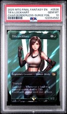 2025 MTG Final Fantasy 0536 Tifa Lockhart Borderless Surge Foil PSA 10 GEM MINT