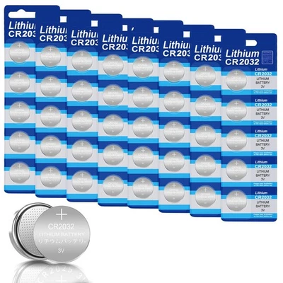 VEMFAY 40X Batteria CR2032 3v CR 2032 Pile Batterie CR2032 a Bottone Pila per Veicolo