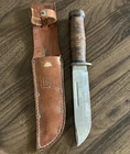 US WW2 Cattaraugus 225Q Military Army Fighting Knife w/ Sheath