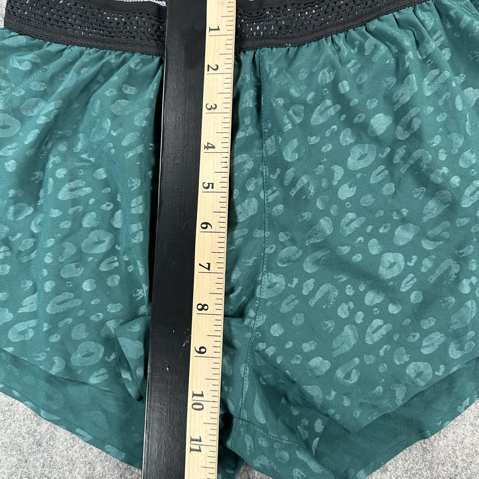 Pantalones Cortos de Correr Janji Para Mujer Pequeños Forrados en Verde 2 en 1 Bolsillos Ligeros Foto 4 de 4