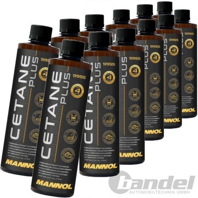 12x 0,45L 9955 MANNOL SUPER DIESEL CETAN PLUS DIESEL KRAFTSTOFF ADDITIV ZUSATZ