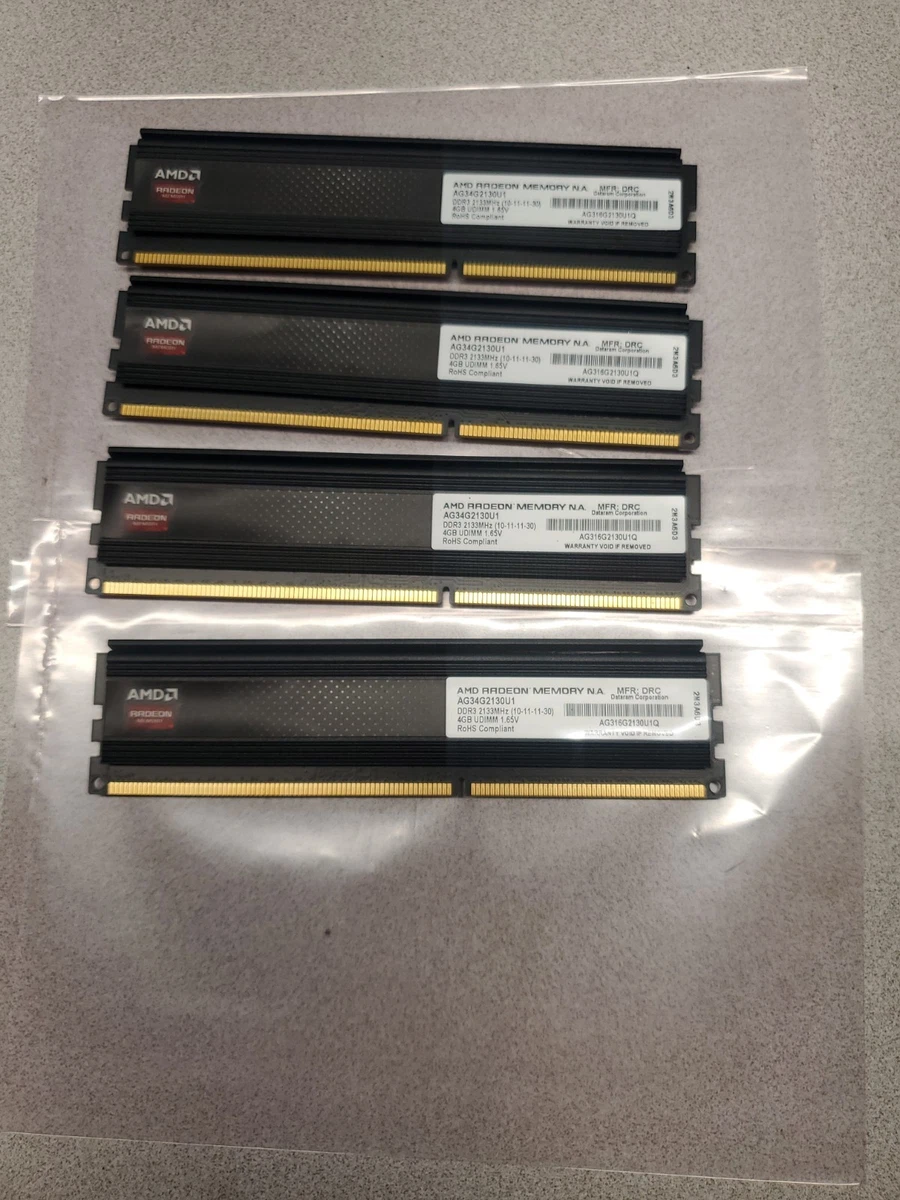 PC3-17000 (DDR3-2133) Bus Speed Computer RAM 16 GB Total Capacity