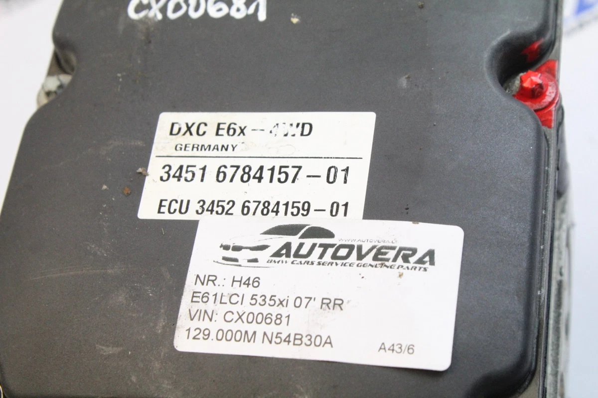 BMW E60 E61 DXC X-DRIVE ABS CONTROL UNIT PUMP BOSCH 0265960326