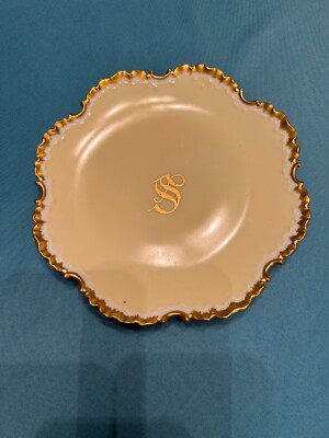 Collectible Plate Initial S Rosenthal Bavaria