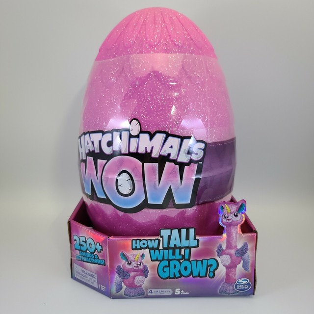 Hatchimals 6046989 WOW Llalacorn 32 Inch 81.3 Cm Tall Interactive Hatchimal Egg for sale online