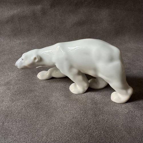 VINTAGE B&G BING & GRONDAHL PORCELAIN 2218 WALKING POLAR BEAR MADE IN DENMARK - Picture 2 of 8