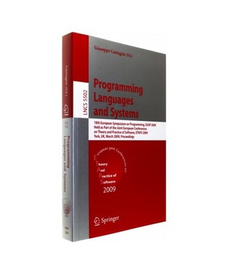 Programming Languages and Systems: 18th European Symposium on Programming, ESOP 