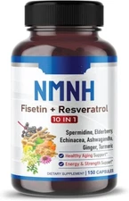 Ultra Fisetin Spermidine Complex 1000mg Resveratrol /Quercetin 1500Cap