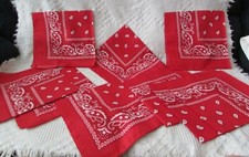 9-Pack Bandana100 Cotton Paisley Print Scarf Head,Neck