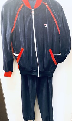 Fila Damen Fila Trainingsanzug Samt Vintage Fila Trainingsanzug