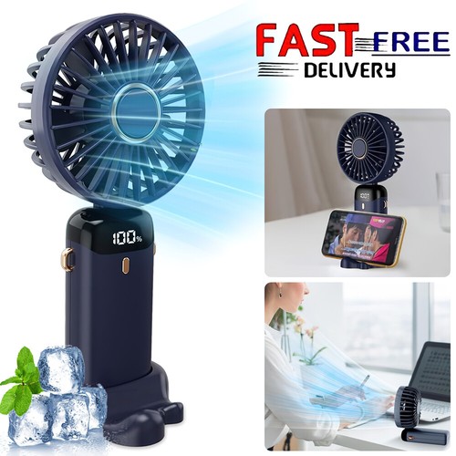 Mini Handventilator Leise Tragbarer Fan Lüfter USB Ventilator mit 5000mAh Akku - Bild 15 von 17