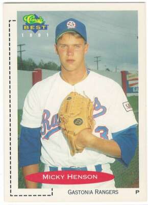 MICKY HENSON 1991 Classic Best #22  ID:7920