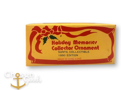 Adorno Coleccionista Holiday Memories Santa Edición 1880 Reproducción De Colección Con Caja - Imagen 4 de 5