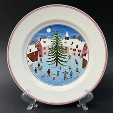 Villeroy & Boch NAIF CHRISTMAS Porcelain Salad Plate 8.25" Germany