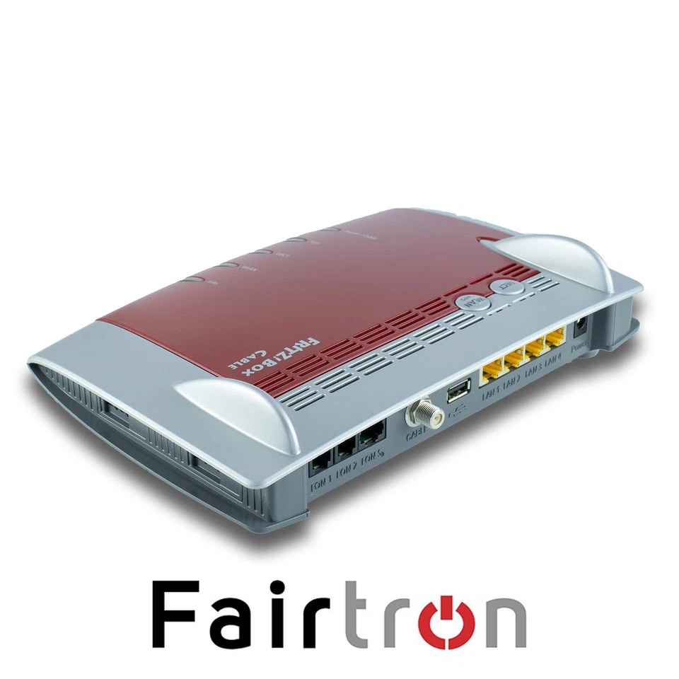 AVM FRITZBox 6490 Kabelmodem 4-Port Gigabit WLAN MESH Router - Bild 3 von 4