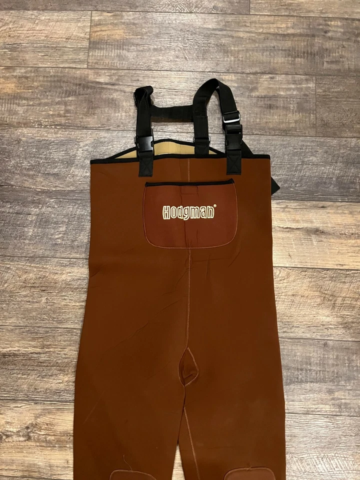 Hodgman Lakestream Comfort Plus Neoprene Waders - Brown w/ Suspenders - Size LL - Image 2 of 4