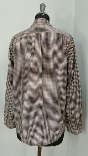 Niko and ... by ISSEY MIYAKE 4 brown blue checks unisex shirt small - Picture 8 of 14