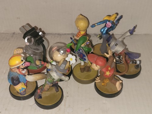 Nintendo Amiibo Super Smash Bros Konvolut Diddy Kong Samus Fox Lucas Pikmin - Bild 11 von 12