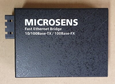 Fast Ethernet Bridge 10/100Base-TX / 100Base-FX ohne USB-Kabel 