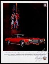 1969 Cadillac Eldorado Red Car Photo Vintage Print Ad