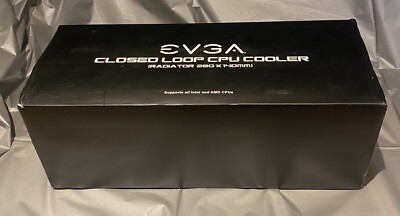 EVGA Closed Loop CPU Cooler Radiator 280 x 140mm Intel AMD 400-HY-CL28 ...