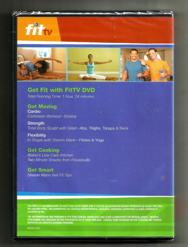 GET FIT With Fit TV (2006, DVD) BRAND NEW: Exercise: Fitness: Workouts - Picture 2 of 2