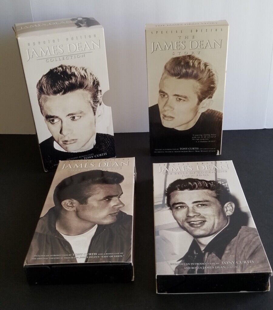 James Dean Collection Special Edition VHS Box Set Narrator Tony