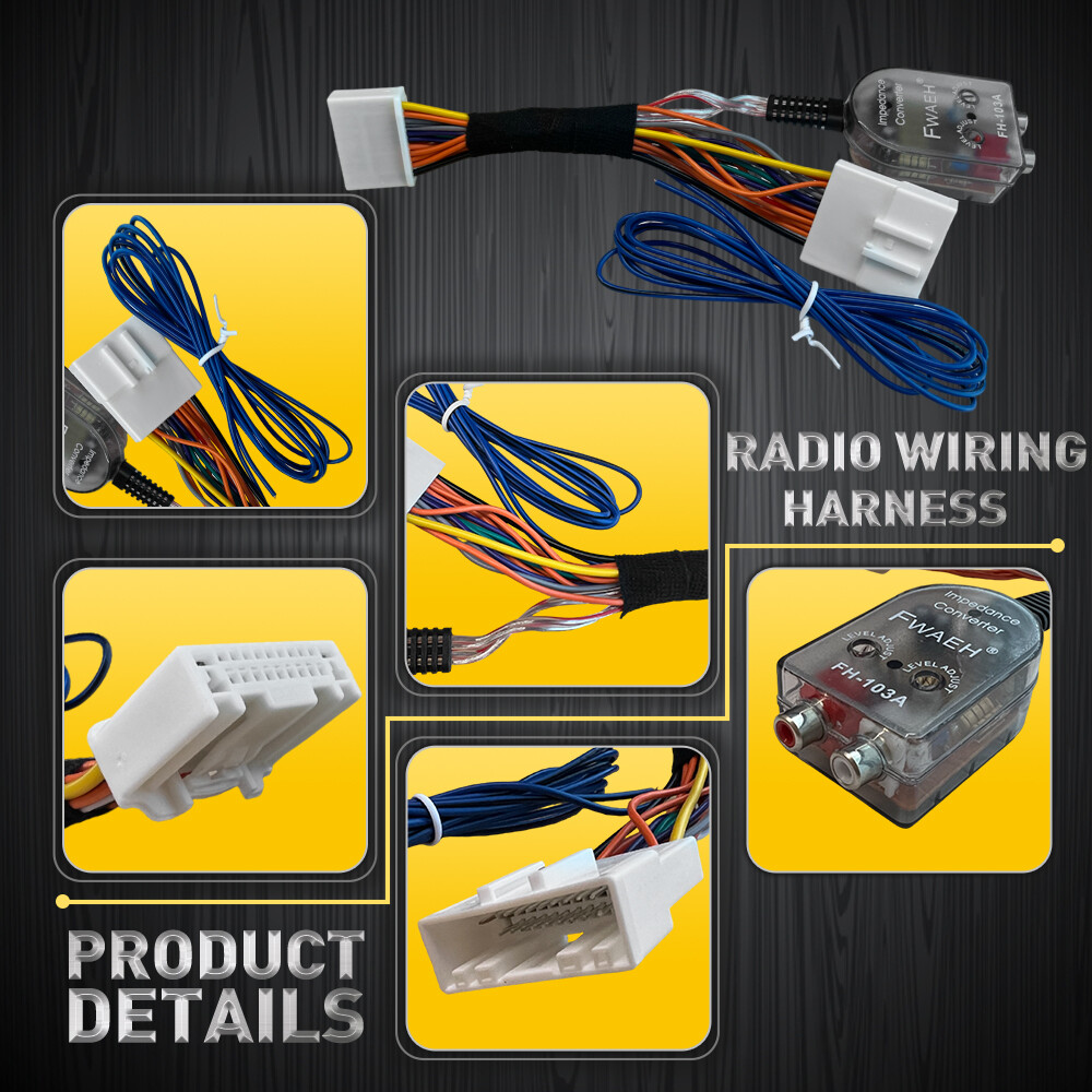70-7552 Car Stereo CD Player Wiring Harness Wire Radio