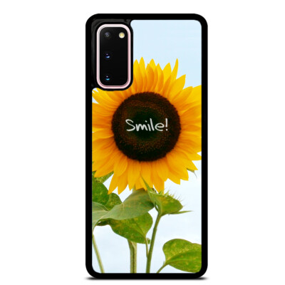 Smile Sunflower Floral Case Cover Samsung Galaxy Note 20 Ultra 10 Plus 9 8