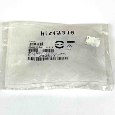Harting Han 4 Quintax STI-C (6-9,5mm) Stifteinsatz 09150043011, OVP