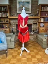ballroom dance competition Latin dress pre owned