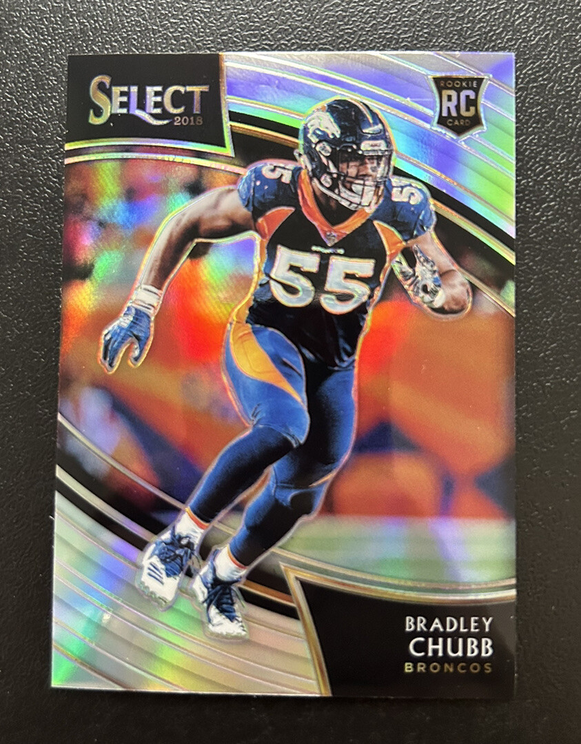 2018 Panini Select Field Level Bradley Chubb Silver Prizm Rookie #227