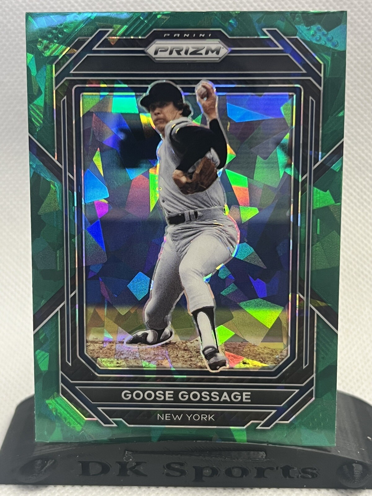 GOOSE GOSSAGE 2023 Panini Prizm Baseball #199 Green Ice Prizm